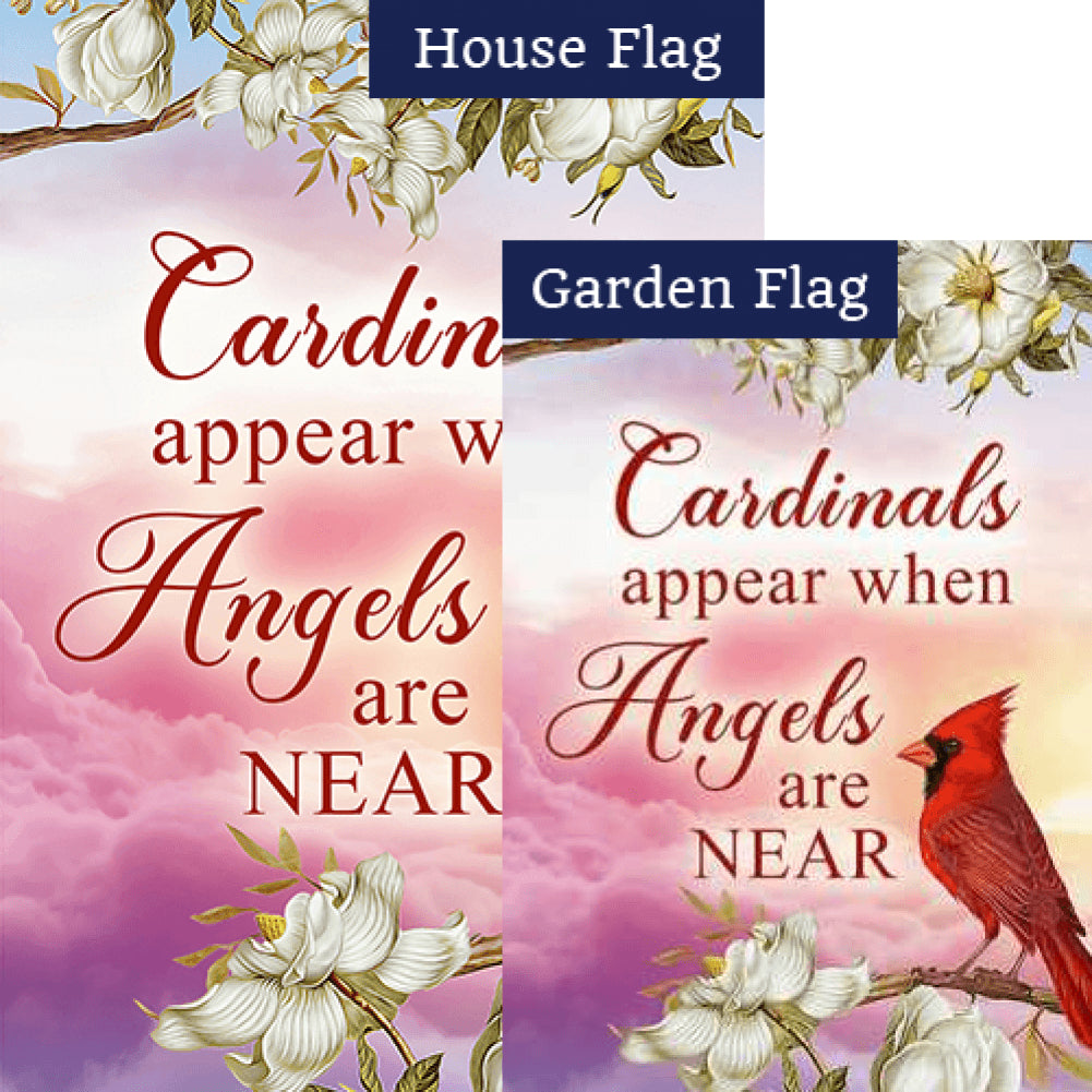 Cardinal Angels Double Sided Flags Set (2 Pieces)
