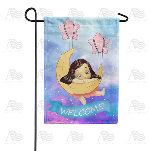 God's Gift - A Baby Girl Double Sided Garden Flag