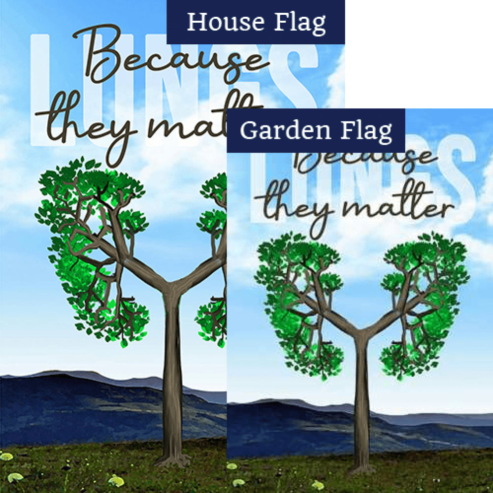 Breath Of Life Double Sided Flags Set (2 Pieces)