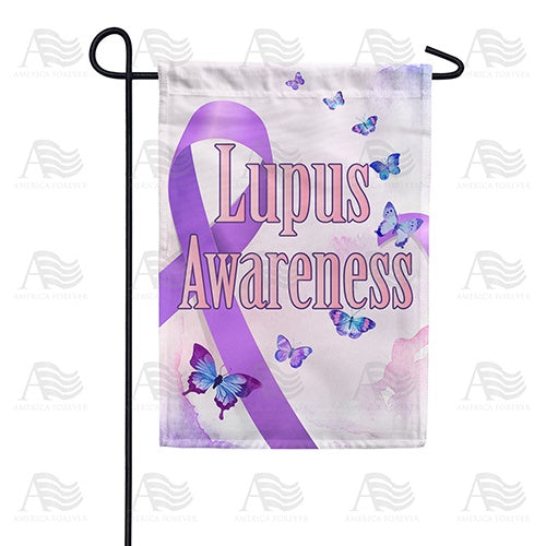 Lupus Awareness Double Sided Garden Flag