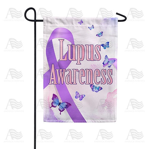 Lupus Awareness Double Sided Garden Flag