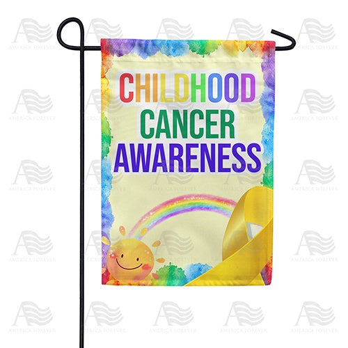 Childhood Cancer Awareness Double Sided Garden Flag