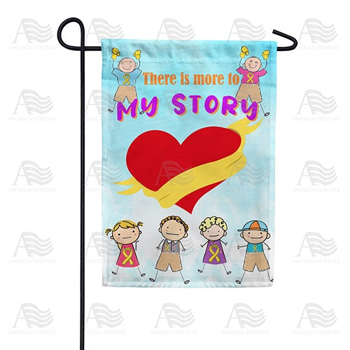 Young Cancer Warriors Double Sided Garden Flag