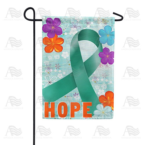 Ovarian Cancer Awareness Double Sided Garden Flag