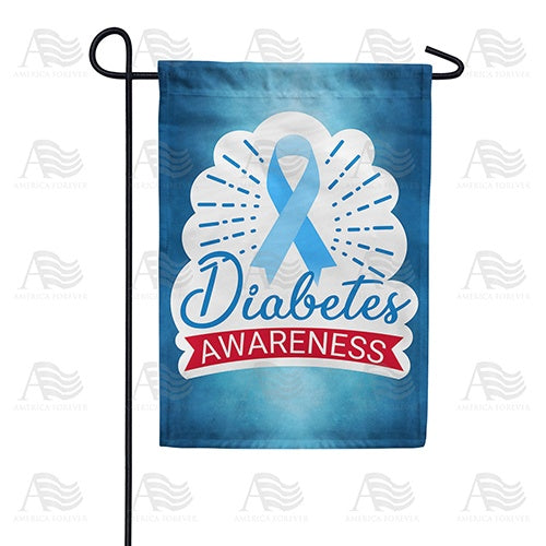 Diabetes Awareness Double Sided Garden Flag