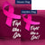 Girl, Fight Breast Cancer! Double Sided Flags Set (2 Pieces)