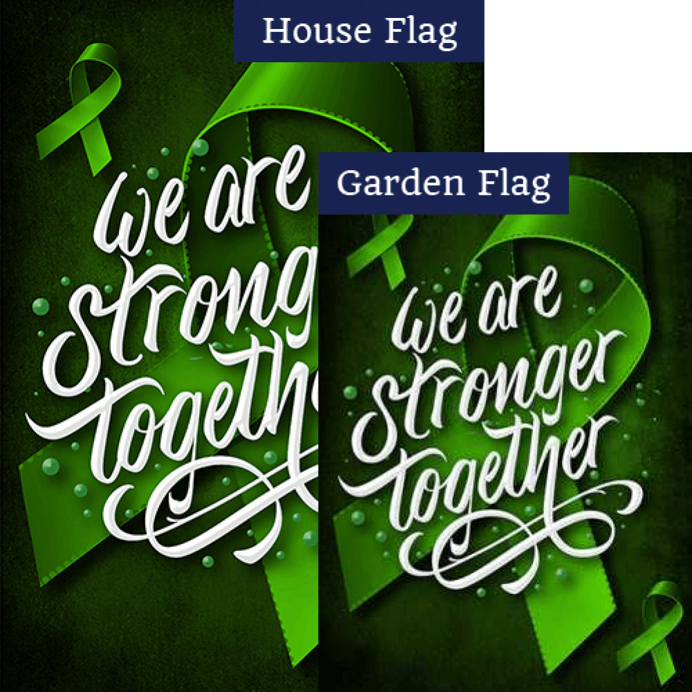 Stronger Together Double Sided Flags Set (2 Pieces)