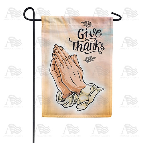 Prayer Of Thanks Double Sided Garden Flag