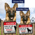 Dog On Yard Patrol Double Sided Flags Set (2 Pieces)