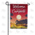 Welcome To Our Campsite Double Sided Garden Flag