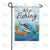 Let's Go Fishing Double Sided Garden Flag