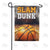 Basketball Slam Dunk Double Sided Garden Flag