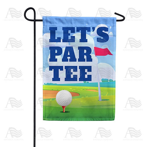 Golf Partee Double Sided Garden Flag