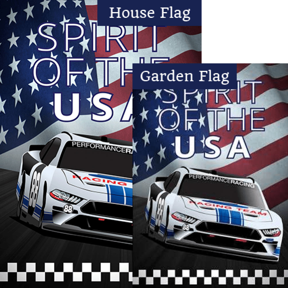 Racing To The Finish Double Sided Flags Set (2 Pieces)