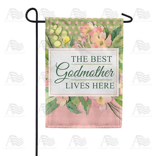 Best Godmother Double Sided Garden Flag