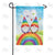 Rainbow Gnomes Double Sided Garden Flag