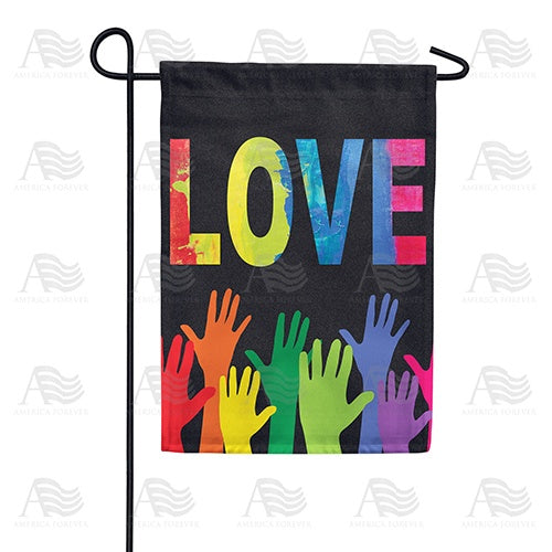 All We Need is Love Double Sided Garden Flag