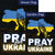 Pray for Ukraine Double Sided Flags Set (2 Pieces)
