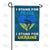 Stand with Ukraine Double Sided Garden Flag
