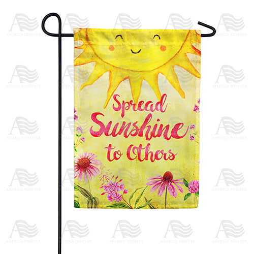 Spread Sunshine Double Sided Garden Flag