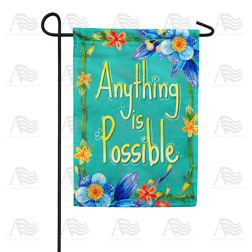 Think Positive Double Sided Garden Flag