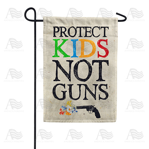 Protect Kids Not Guns Double Sided Garden Flag