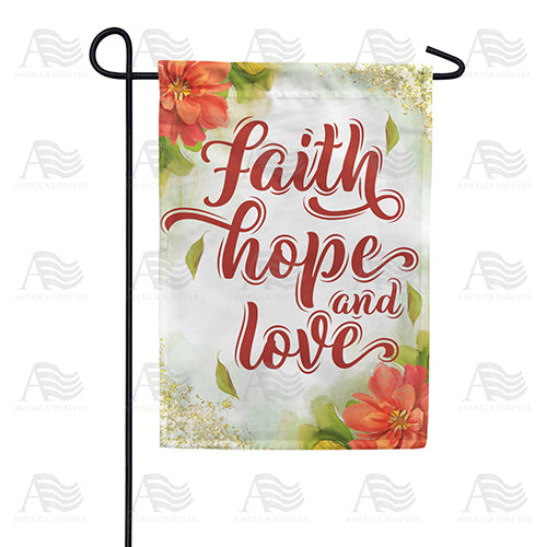For A Blessed Life Double Sided Garden Flag