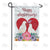 Anniversary Doves Double Sided Garden Flag