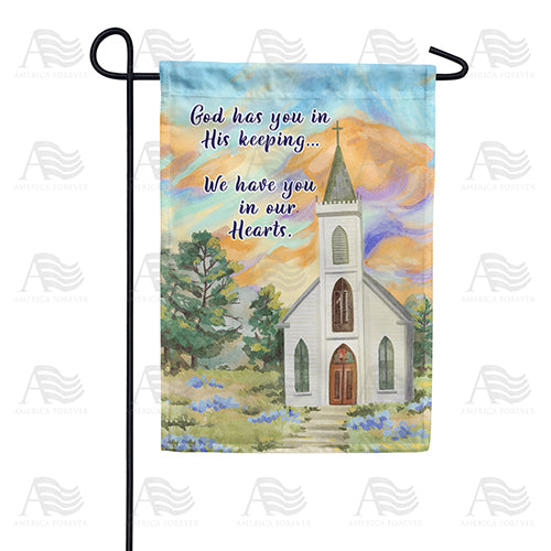 Until Our Heavenly Reunion Double Sided Garden Flag