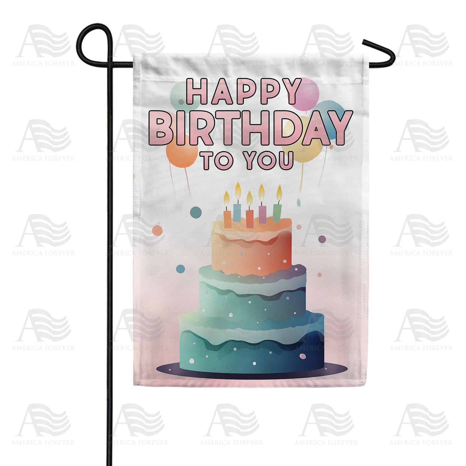 America Forever It's Your Birthday Double Sided Garden Flag