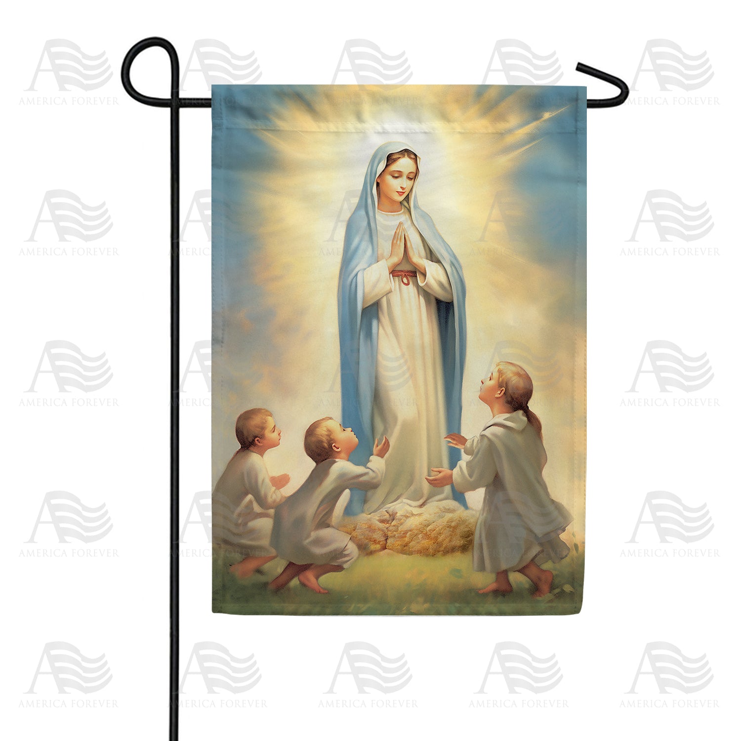 Praying For Children Double Sided Garden Flag