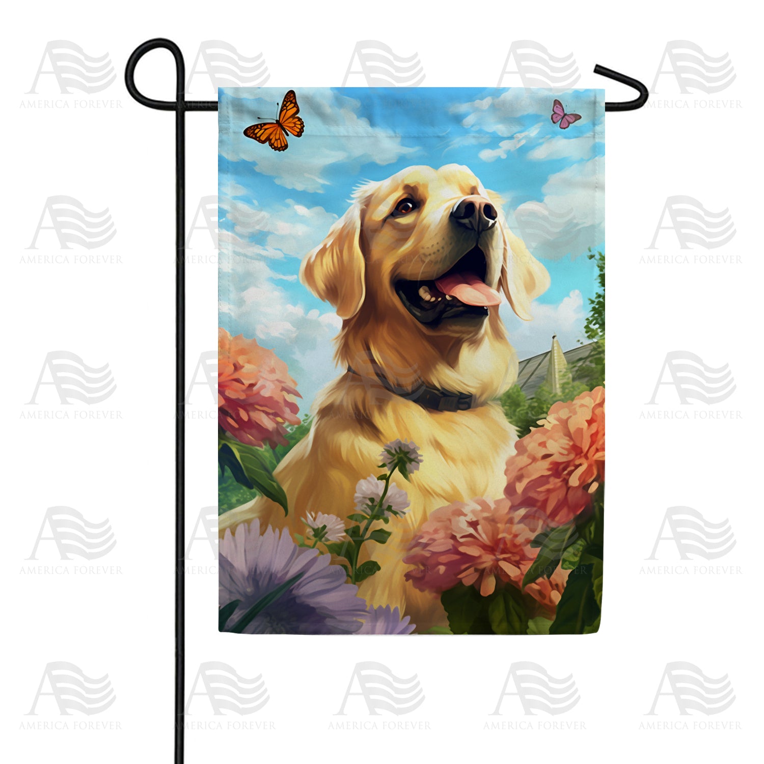 Enjoying The Sunshine Double Sided Garden Flag