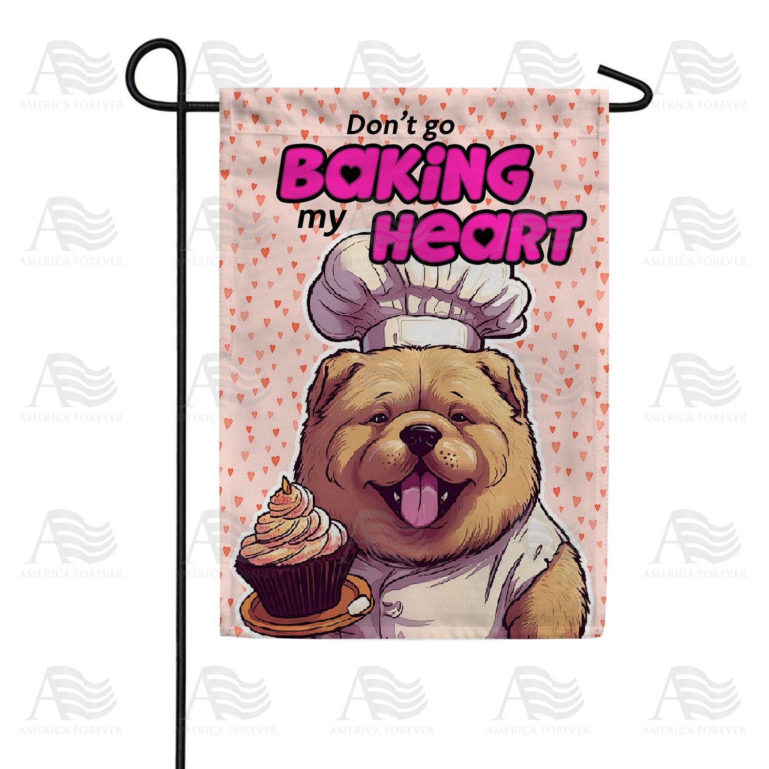 Baker Bear Double Sided Garden Flag