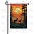 Deer At Sunset Double Sided Garden Flag