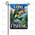 Lively Bass Fishing Adventure Double Sided Garden Flag