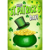 St. Patty's Pot O' Gold Double Sided Garden Flag