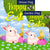 Bunny and Chick Easter Buddies Double Sided Flags Set (2 Pieces)