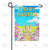 Easter Bunny Meeting Double Sided Garden Flag