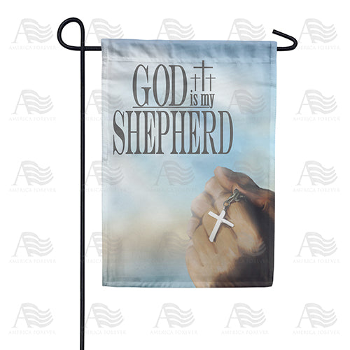 God is My Shepherd Double Sided Garden Flag