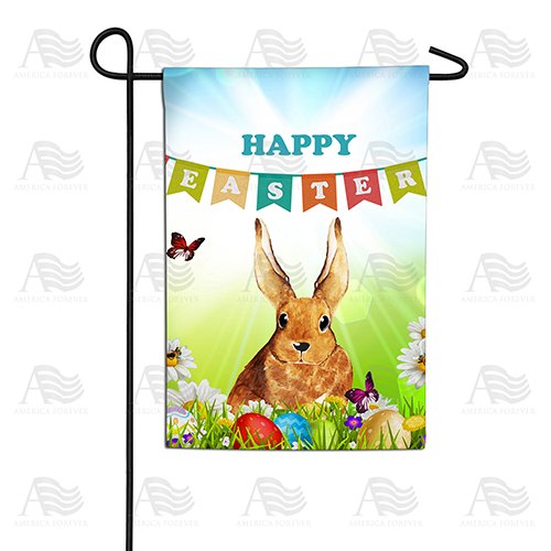 Happy Easter Banner Double Sided Garden Flag