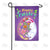 Sleepy Easter Bunny Double Sided Garden Flag