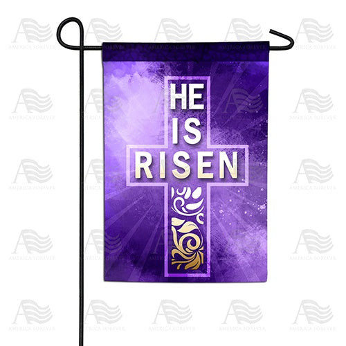 Truly He is Risen Double Sided Garden Flag
