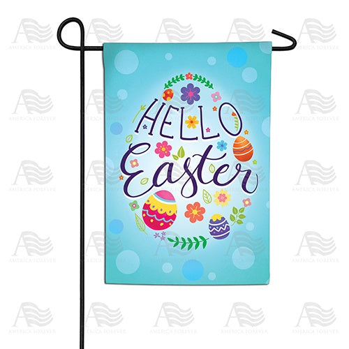 Eggsciting Easter Double Sided Garden Flag