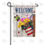 Welcome American Spring Double Sided Garden Flag