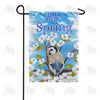 Hello Spring Bluebird Double Sided Garden Flag