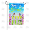 Bright Spring Flowers Double Sided Garden Flag