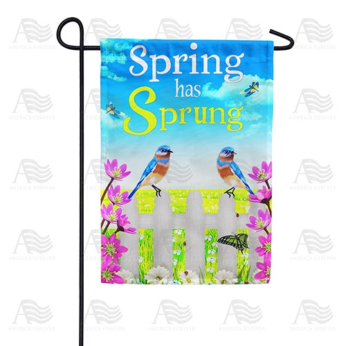 Bright Spring Flowers Double Sided Garden Flag