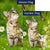 Spring Tabby Kittens Flags Set (2 Pieces)