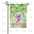 Purple Hummingbird Welcome Double Sided Garden Flag