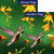 Hummingbird and Yellow Flowers Flags Set (2 Pieces)